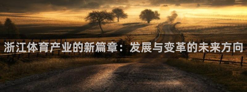 意昂体育4招商电话是多少：浙江体育产业的新篇章：发展