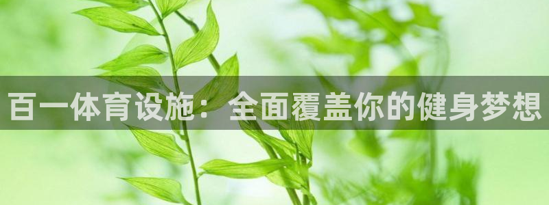 意昂体育4招商电话是多少啊：百一体育设施：全面覆盖你的健身梦