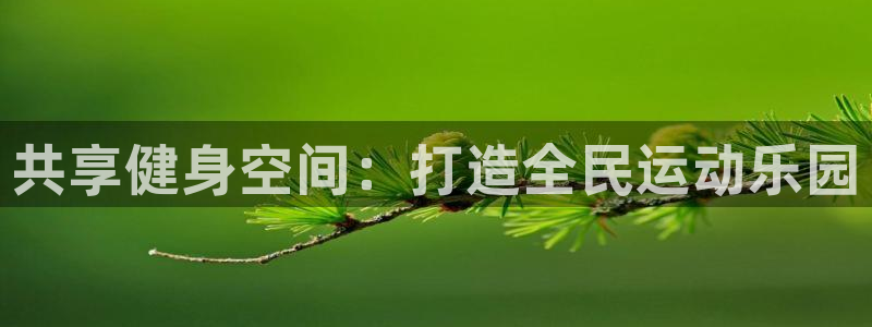 意昂4娱乐下载：共享健身空间：打造全民运动乐园