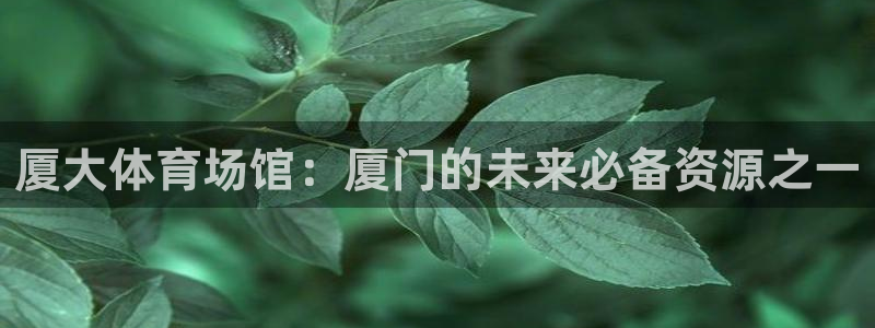 意昂4科技：厦大体育场馆：厦门的未来必备资源之一