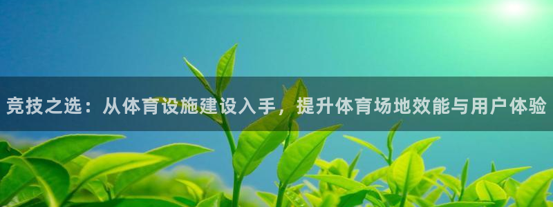 意昂体育4开户：竞技之选：从体育设施建设入手，提升体育场地效